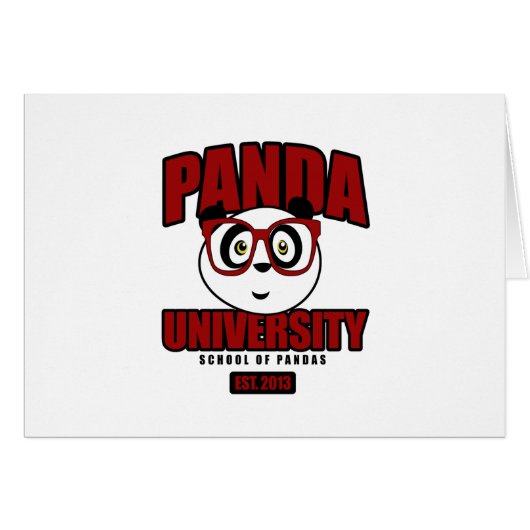 Panda University - Red Cards (Front Horizontal)