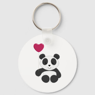 Panda Valentine Keychain