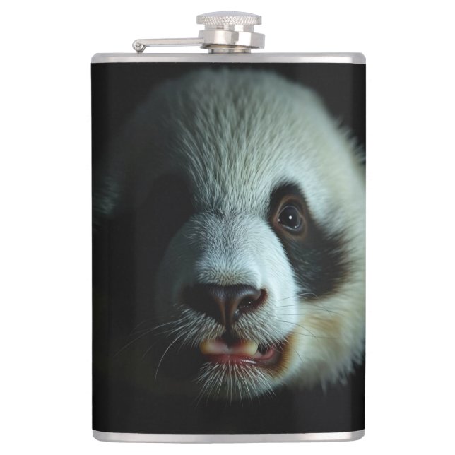 Panda Vibes Flask (Front)