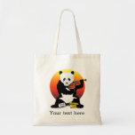 Panda Violin Player Tote Bag at Zazzle