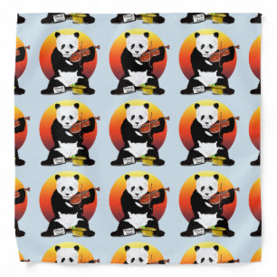 Panda Violinst Bandana