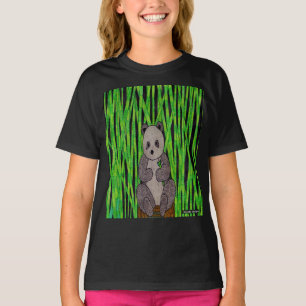 Panda (vivid) - Girl's Basic T-Shirt