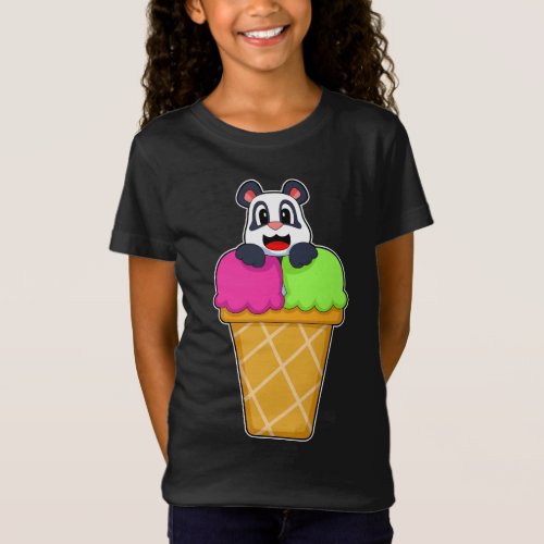 Panda Waffle ice cream T_Shirt