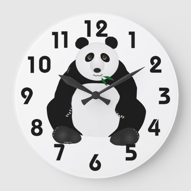Panda Wall Clock (Front)