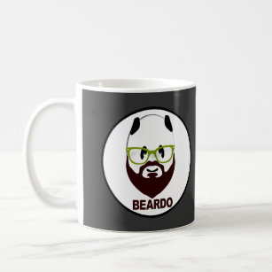 Panda wearing green glasses BEARDO Coffee Mug
