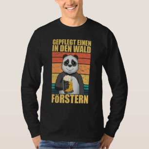 Panda Well-cared for Einen In Den Wald Forstern Sa T-Shirt