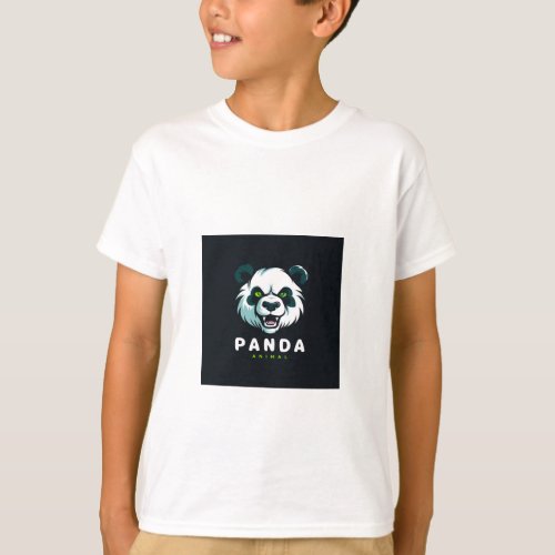 Panda white and black T_Shirt