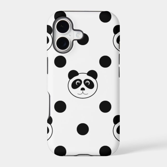 panda white iphone case (Back)
