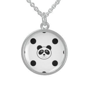 panda white jewelry necklace