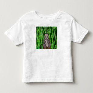 Panda (white) - Toddler T-Shirt
