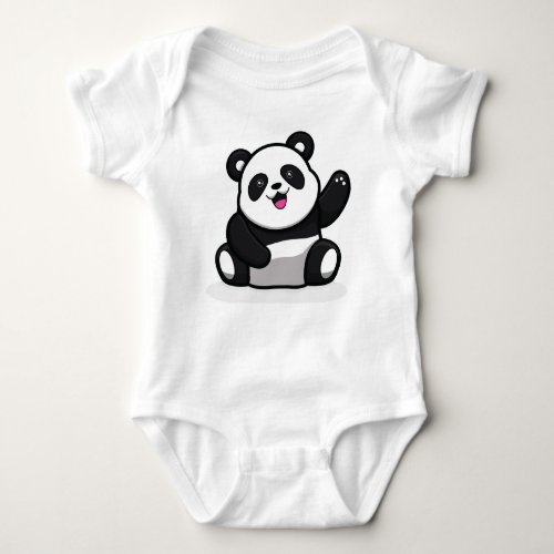  Panda Wisdom Baby Bodysuit