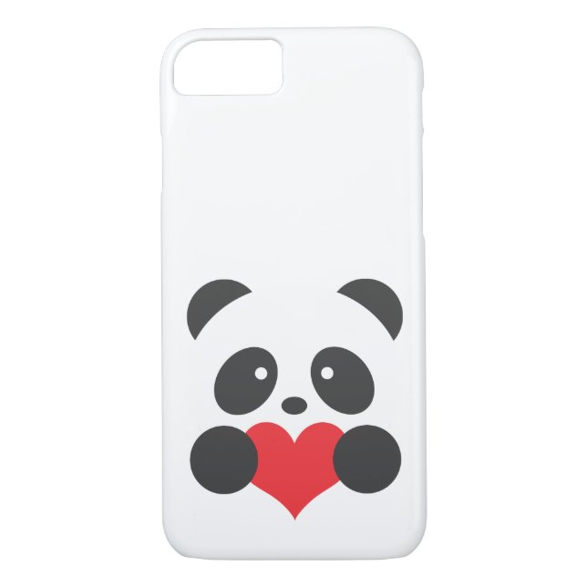 Panda with a heart Case-Mate iPhone case (Back)