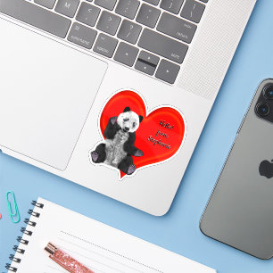 Panda With A Message Sticker