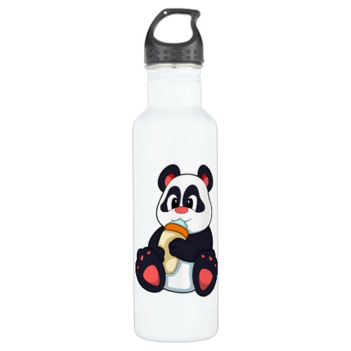 Panda with Baby bottle with Milk