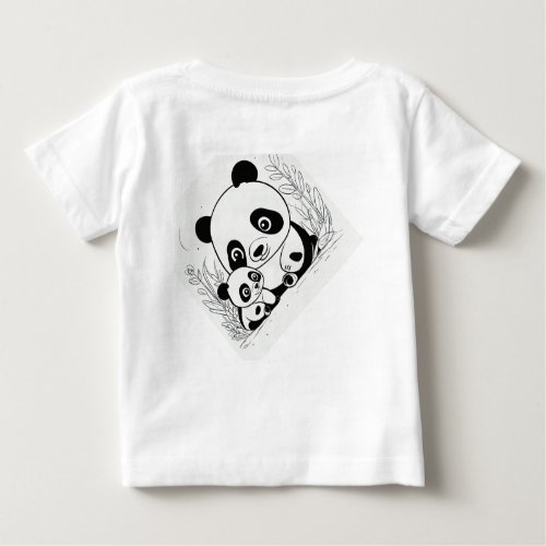 panda with baby panda baby T_Shirt