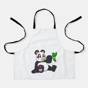 Panda with Bamboo Apron