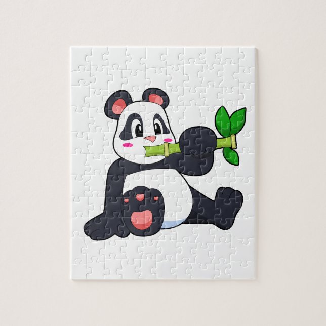 Panda with Bamboo Jigsaw Puzzle (Vertical)