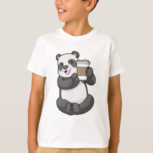 Panda with Coffee to go T-Shirt