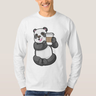 Panda with Coffee to go T-Shirt
