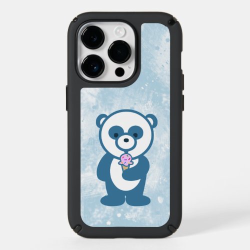 Panda With Ice Cream Cone Speck iPhone 14 Pro Case