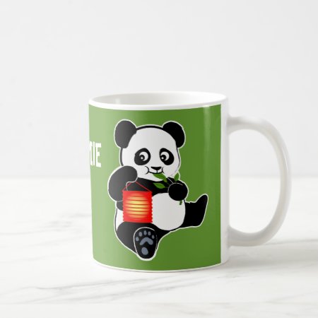 Panda With Lantern Coffee Mug