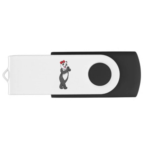 Panda with Ribbon Flash Drive