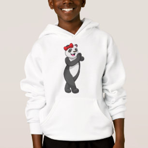 Panda with Ribbon Hoodie
