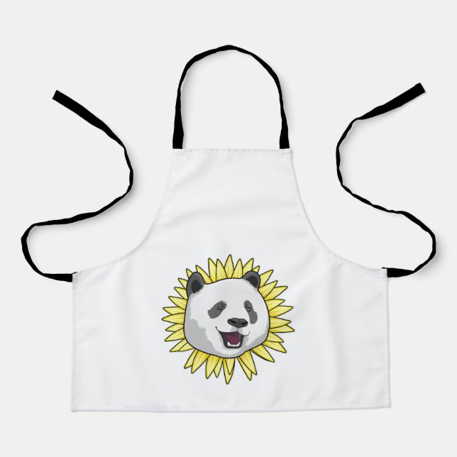 Panda with Sunflower Apron (Front)