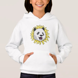 Panda with Sunflower Hoodie