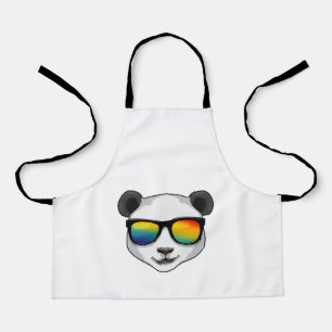 Panda with Sunglasses Apron