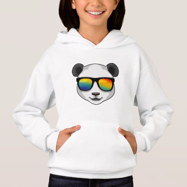 Panda with Sunglasses Hoodie (Front)
