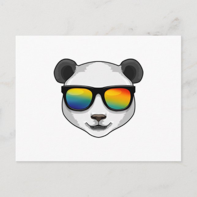 Panda with Sunglasses Postcard (Front)