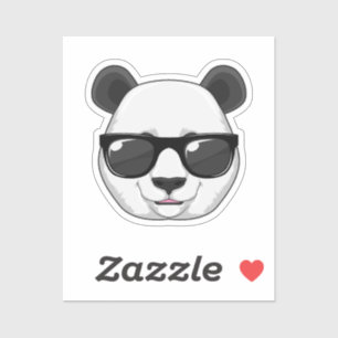 Panda with Sunglasses Sticker