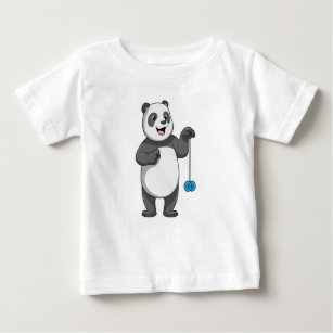 Panda with Yo-yo Baby T-Shirt
