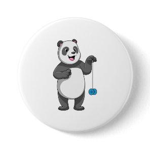 Panda with Yo-yo Button