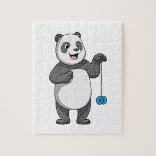 Panda with Yo-yo Jigsaw Puzzle