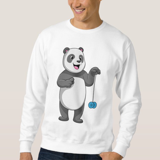 Panda with Yo-yo Sweatshirt (Front)