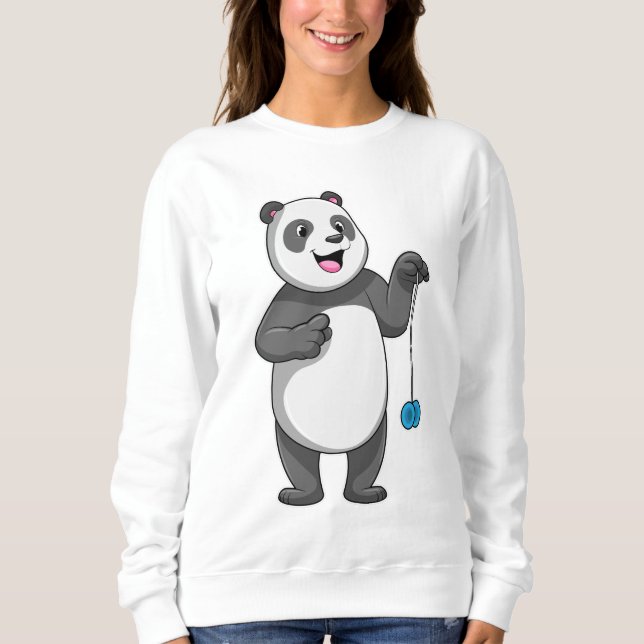 Panda with Yo-yo Sweatshirt (Front)