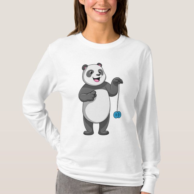 Panda with Yo-yo T-Shirt (Front)