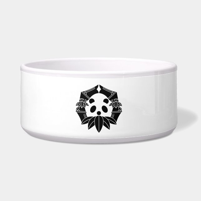 Panda within Varied Bamboo Circle Bowl (Front)