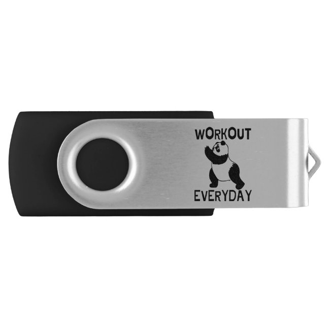 Panda Workout Gym Flash Drive (Front)