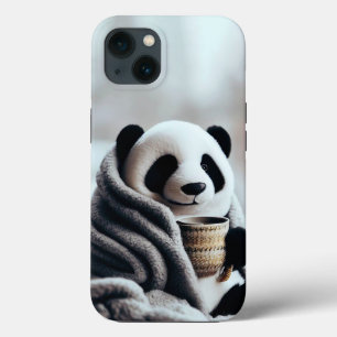 Panda Wrapped In Winter iPhone 13 Case