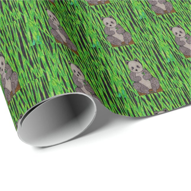 Panda - Wrapping paper (Roll Corner)