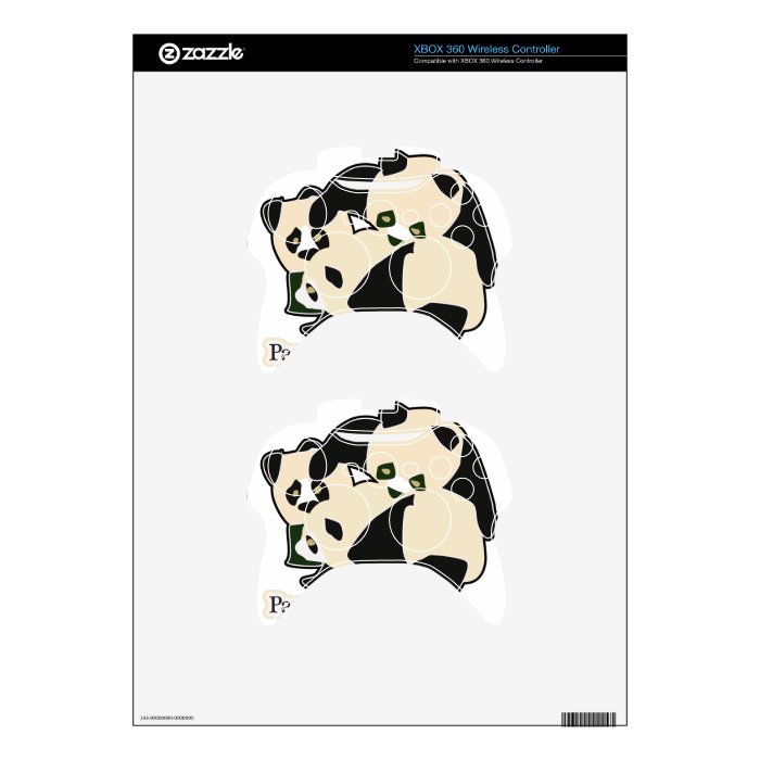 Panda Xbox 360 Controller Skin