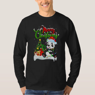 Panda Xmas Decorations Santa Panda Christmas T-Shirt