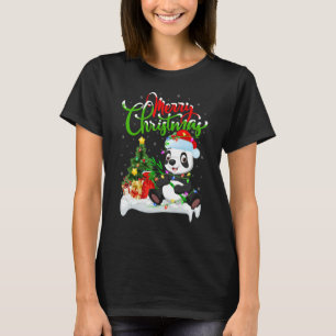 Panda Xmas Decorations Santa Panda Christmas T-Shirt
