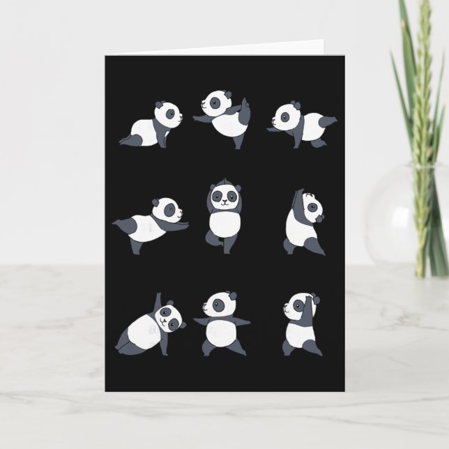 Panda Yoga _1  Card (Front)