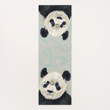 Panda Yoga Mat by Greyszoo at Zazzle