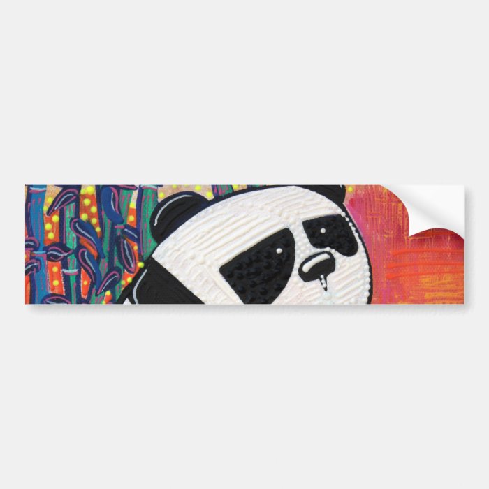 Panda Zen Master Bumper Sticker