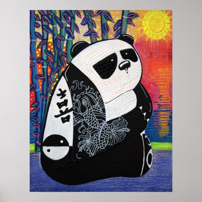 Panda Zen Master Poster